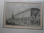 Hoogstraat Rotterdam, Gravure Gast/DOL en Oudevrouwenhuis, Antiek en Kunst, Kunst | Etsen en Gravures, Ophalen