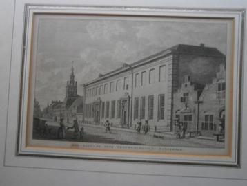 Hoogstraat Rotterdam, Gravure Gast/DOL en Oudevrouwenhuis  beschikbaar voor biedingen