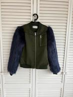 Le cafe noir studio bomber groen fluffy 40.- INCL!!!, Maat 38/40 (M), Le cafe noir, Nieuw, Ophalen of Verzenden