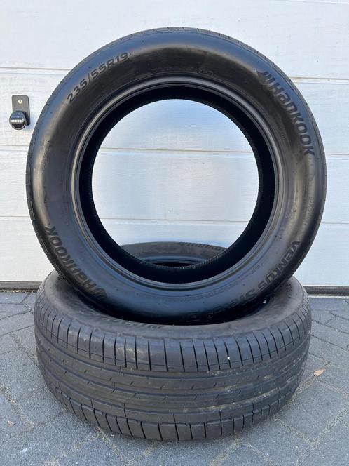 235/55/19 Hankook Zomerbanden 2x, Auto-onderdelen, Banden en Velgen, Band(en), Zomerbanden, 19 inch, 235 mm, Personenwagen, Gebruikt