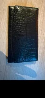 Zwarte Portemonnee, Gebruikt, Zwart, Leer, Ophalen