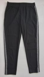 Pescara sportbroek met zilver glitter streep, maat M, Verzenden, Zwart, Pescara, Nieuw