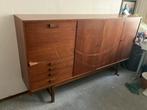 Vintage dressoir kast, Ophalen, Gebruikt, Moderne stijl wel antiek, 100 tot 150 cm