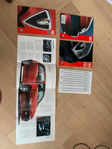 Alfa Romeo 145/146 Brochure Set beschikbaar voor biedingen
