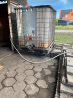 IBC Container watertank 1000 Liter, Ophalen, Kunststof, Gebruikt, Met kraantje