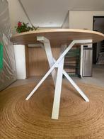 IKEA MARIEDAMM ronde eettafel — wit eiken, als nieuw!, Ophalen, Rond, Zo goed als nieuw, Vier personen