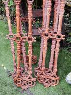 Originele handgemaakte Franse balustrade/sierhekken*brocante, Tuin en Terras, Tuinwanddecoratie, Gebruikt, Ophalen