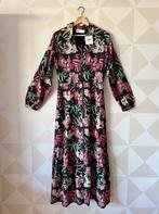 Pom Amsterdam maxi jurk grijs bloem S/36 NIEUW, Kleding | Dames, Jurken, Nieuw, Ophalen of Verzenden, Maat 36 (S), Grijs