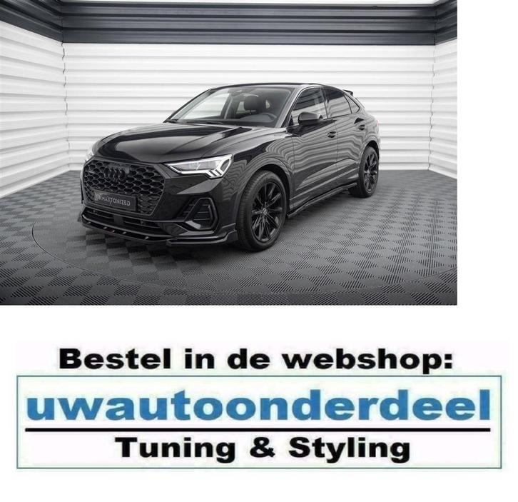 Maxton Design Spoiler Splitter Lip Audi Q3 Sportback, Auto diversen, Tuning en Styling, Verzenden