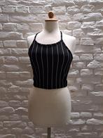 Cropped top shein maat 36, Verzenden, Zwart, Zo goed als nieuw, Shein