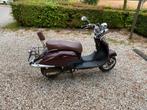 Benzhou retro scooter snorscooter blauw kenteken 7400km, Fietsen en Brommers, Snorfietsen en Snorscooters, Verzenden, Gebruikt