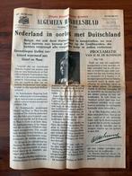 Herdruk van het Algemeen Handelsblad van Vrijdag 10 mei 1940, Ophalen of Verzenden, 1940 tot 1960, Krant