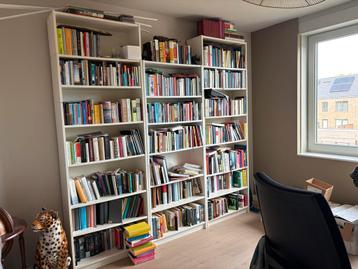 Billy boekenkasten ikea, 3 stuks en 2 verhogers/extra plank - afbeelding 1