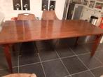 Mooie Grote Eettafel 220x93  Teak Kersen Gekleurd, Antiek en Kunst, Ophalen of Verzenden
