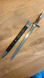 Spaanse M1893 bajonet super staat, Verzenden, Landmacht, Overige gebieden, Mes of Dolk