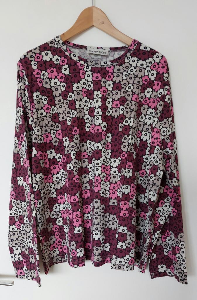 MARIMEKKO, long sleeves shirt, maat XXL, Kleding | Dames, T-shirts, Zo goed als nieuw, Maat 46/48 (XL) of groter, Beige, Lange mouw