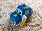 Clementoni belbebe politieauto rubber, rijdt wel, 11 cm, Ophalen of Verzenden, Gebruikt