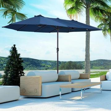 Outsunny dubbele parasol tuinparasol beschikbaar voor biedingen