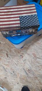 Opbergdoos met Amerikaanse vlag, Ophalen, Overige materialen, Minder dan 50 cm, Gebruikt