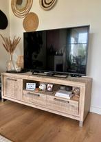 Accardi ice grey acaciahouten tv meubel/ tv dressior, Ophalen, Zo goed als nieuw, 25 tot 50 cm, Minder dan 100 cm