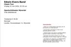 2 tickets Edwin evers band, Tickets en Kaartjes, Twee personen, Overige soorten