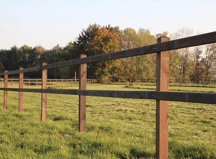 14. Houten omheining | paardenbak | paarden omheining, Dieren en Toebehoren, Stalling en Weidegang, Weidegang, 4 paarden of pony's of meer