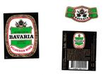 Bieretiket Bavaria Pilsener Bier  30 cl  thte 02-90, Verzamelen, Ophalen of Verzenden, Gebruikt, Overige typen, Overige merken