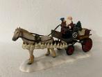 Santa and child on carriage van luville voor een Kerstdorp!!, Ophalen of Verzenden, Nieuw