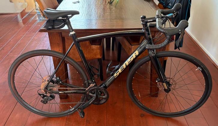 Sensa racefiets zgan dames/heren 56cm, Fietsen en Brommers, Fietsen | Racefietsen, Zo goed als nieuw, Overige merken, 15 tot 20 versnellingen