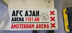 Ajax plaat, Ophalen of Verzenden, Zo goed als nieuw, Ajax, Poster, Plaatje of Sticker
