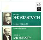 Dmitri Shostakovich Mravinsky Symphony NO.12 opus 112, Kamermuziek, Ophalen of Verzenden, Zo goed als nieuw, 12 inch