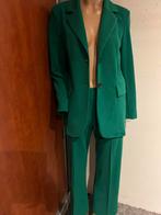 Ambika set jas s broek l zgan, Ophalen of Verzenden, Zo goed als nieuw, Groen, Kostuum of Pak