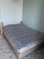 Heerlijke bed te koop, Huis en Inrichting, Slaapkamer | Bedden, Ophalen, Wit, Tweepersoons, Zo goed als nieuw