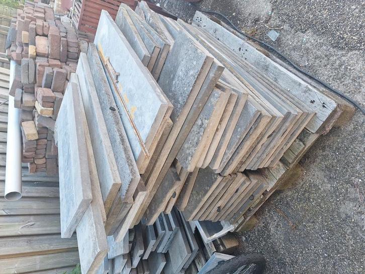 natuursteen tegels, Tuin en Terras, Tegels en Klinkers, Gebruikt, Terrastegels, Natuursteen, 10 m² of meer, Ophalen of Verzenden