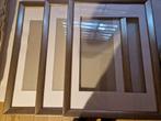 3 x schilderijlijsten 57 x 76 cm zgan, Huis en Inrichting, Woonaccessoires | Lijsten, Ophalen, Metaal of Aluminium, Zo goed als nieuw