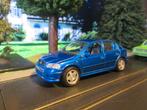 1:34 Opel Astra G - Welly blauwmetallic, Ophalen of Verzenden, Nieuw, Auto, Overige merken