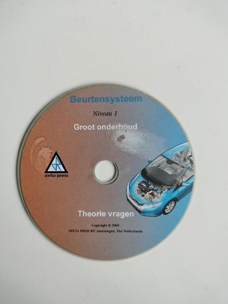 Beurtensysteem Niveau 1 - Groot Onderhoud Theorie vragen, Boeken, Auto's | Boeken, Gelezen, Algemeen, Ophalen of Verzenden