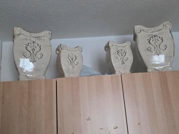 Set mooie  vazen/Bloempotten beschikbaar voor biedingen
