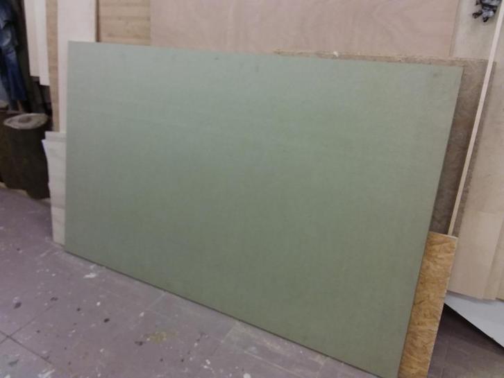 Green-panel, hdf-paneel, Doe-het-zelf en Verbouw, Hout en Planken, Nieuw, Plank, Overige houtsoorten, Minder dan 200 cm, Minder dan 25 mm