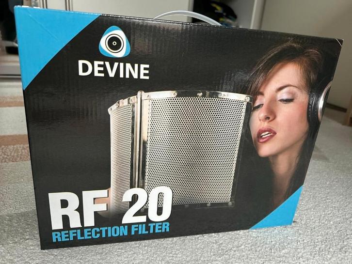 Devine RF 20 Reflection Filter / pop screen, Muziek en Instrumenten, Microfoons, Zo goed als nieuw, Studiomicrofoon, Ophalen