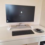 HP Pavilion desktop AMD Ryzen SSD incl HP monitor etc, Computers en Software, Ophalen of Verzenden, Zo goed als nieuw, HDD