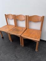 Schilte houten schoolstoeltjes, Kinderen en Baby's, Kinderkamer | Tafels en Stoelen, Ophalen, Gebruikt, Stoel(en)