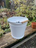 Emmer met deksel - emaille, Antiek en Kunst, Ophalen