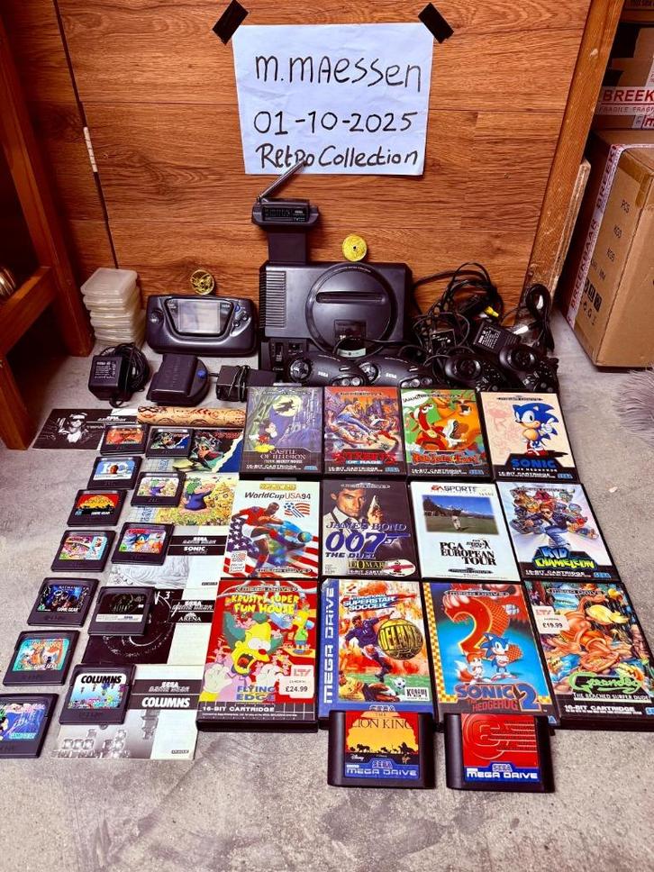 Retro Games Bundel 6: SEGA Mega Drive + Game Gear, Spelcomputers en Games, Games | Sega, Zo goed als nieuw, Mega Drive, Avontuur en Actie