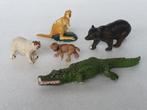 Lot van 5 vintage speelgoed dieren (van o.a. Elastolin), Verzamelen, Speelgoed, Ophalen of Verzenden, Gebruikt