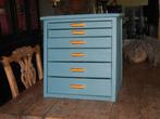 Oude ladekastje/Fourniturenkastje, Huis en Inrichting, Kasten | Ladekasten, Ophalen, Gebruikt, 5 laden of meer, 50 tot 100 cm