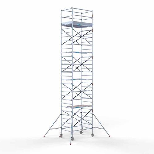 Rolsteiger euro-pen 1.35x2.50x10.3 m werkhoogte!, Doe-het-zelf en Verbouw, Steigers, Nieuw, Rolsteiger of Kamersteiger, 5 meter of hoger