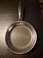 Heirol Steelsafe Koekenpan - RVS met Anti-aanbaklaag, Huis en Inrichting, Keuken | Potten en Pannen, Ophalen, Gebruikt, Rvs, Keramische plaat