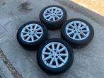 16 inch Mercedes met allweatherbanden ! 5x112, Ophalen, 16 inch, Banden en Velgen, 205 mm