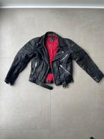 Leren jas (echt leder) vintage, Kleding | Dames, Jassen | Zomer, Ophalen of Verzenden, Gedragen, Maat 38/40 (M), Zwart